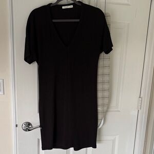 rag & bone Black V-Neck Dress